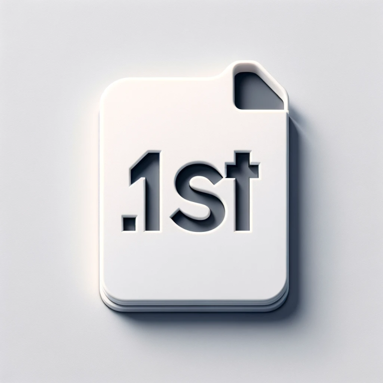 .1ST File Extension