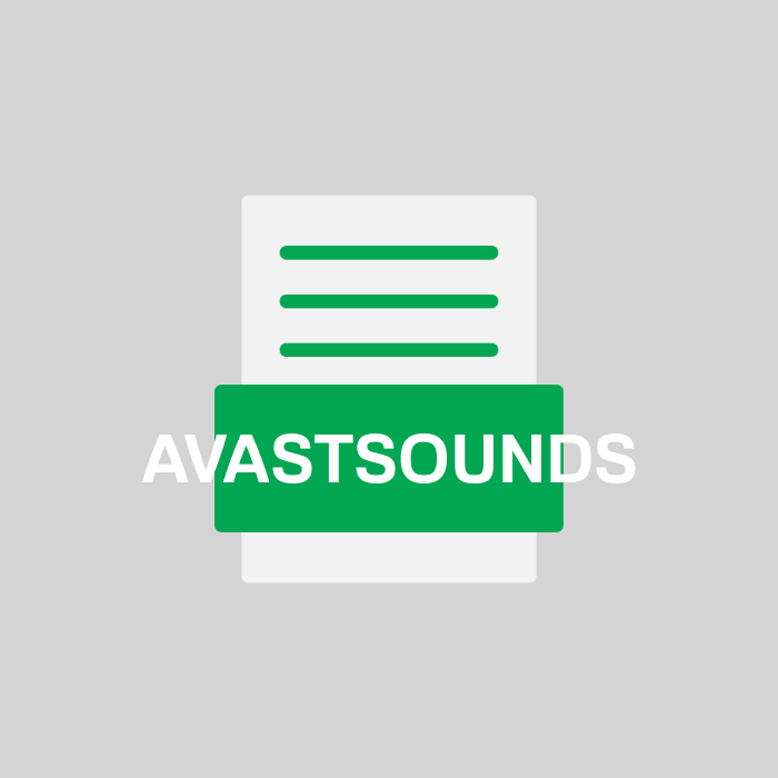 .AVASTSOUNDS File Extension