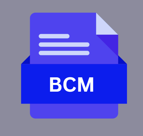 .BCM File Extension