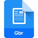 .GBR File Extension