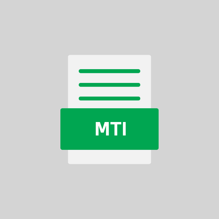 .MTI File Extension