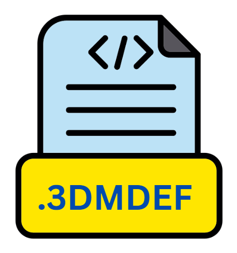 .3DMDEF File Extension