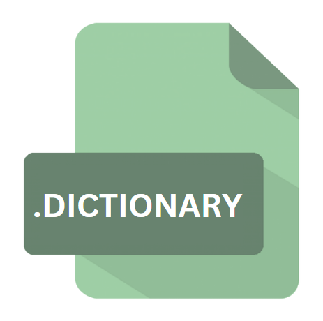 .DICTIONARY File Extension