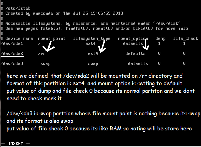 .FSTAB File Extension