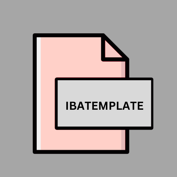 .IBATEMPLATE File Extension