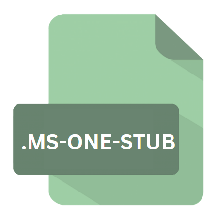 .MS-ONE-STUB File Extension