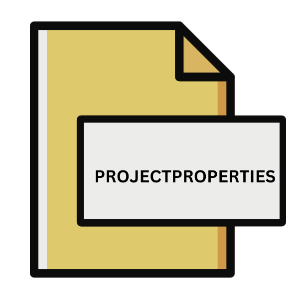 .PROJECTPROPERTIES File Extension