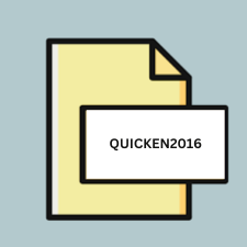 .QUICKEN2016 File Extension