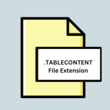 .TABLECONTENT File Extension