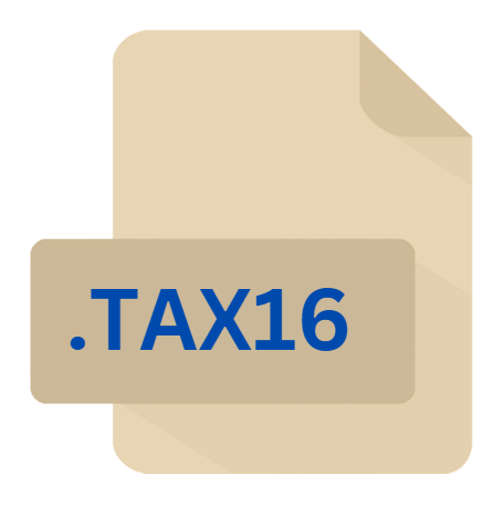 .TAX16 File Extension