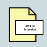 .3W File Extension