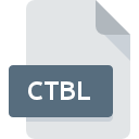 .CTBL File Extension