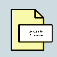 .MP12 File Extension