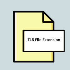.T15 File Extension