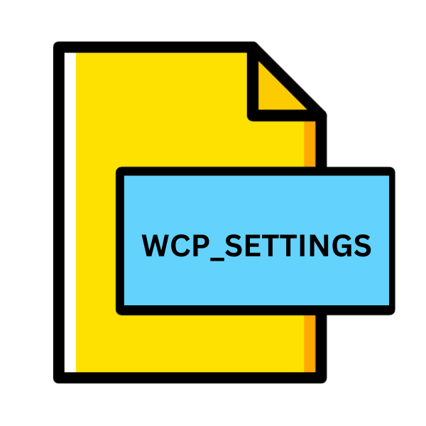 WCP_SETTINGS File Extension