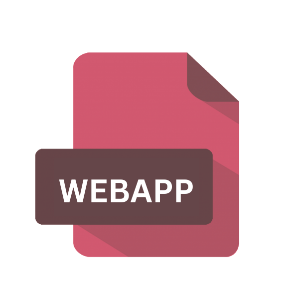 WEBAPP File Extension