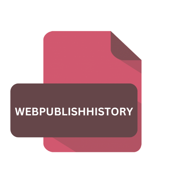 WEBPUBLISHHISTORY File Extension