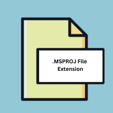 .MSPROJ File Extension