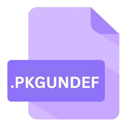 .PKGUNDEF File Extension