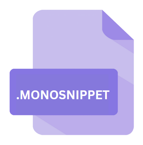 .MONOSNIPPET File Extension