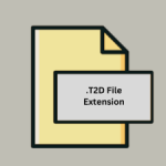 .T2D File Extension
