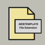 .WEBTEMPLATE File Extension