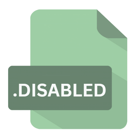 .DISABLED File Extension